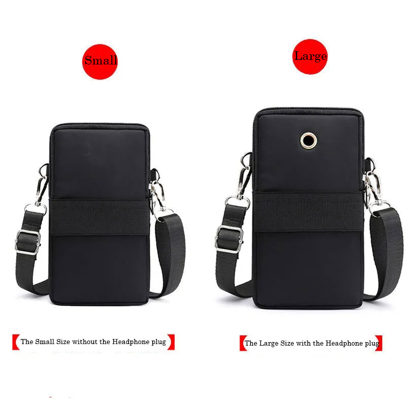 Hab4a7abe48264f9ea05d24d50eb1ba30G Universal Mobile Phone Bag For Samsung/iPhone/Huawei/HTC/LG Arm Shoulder Phone Pouch