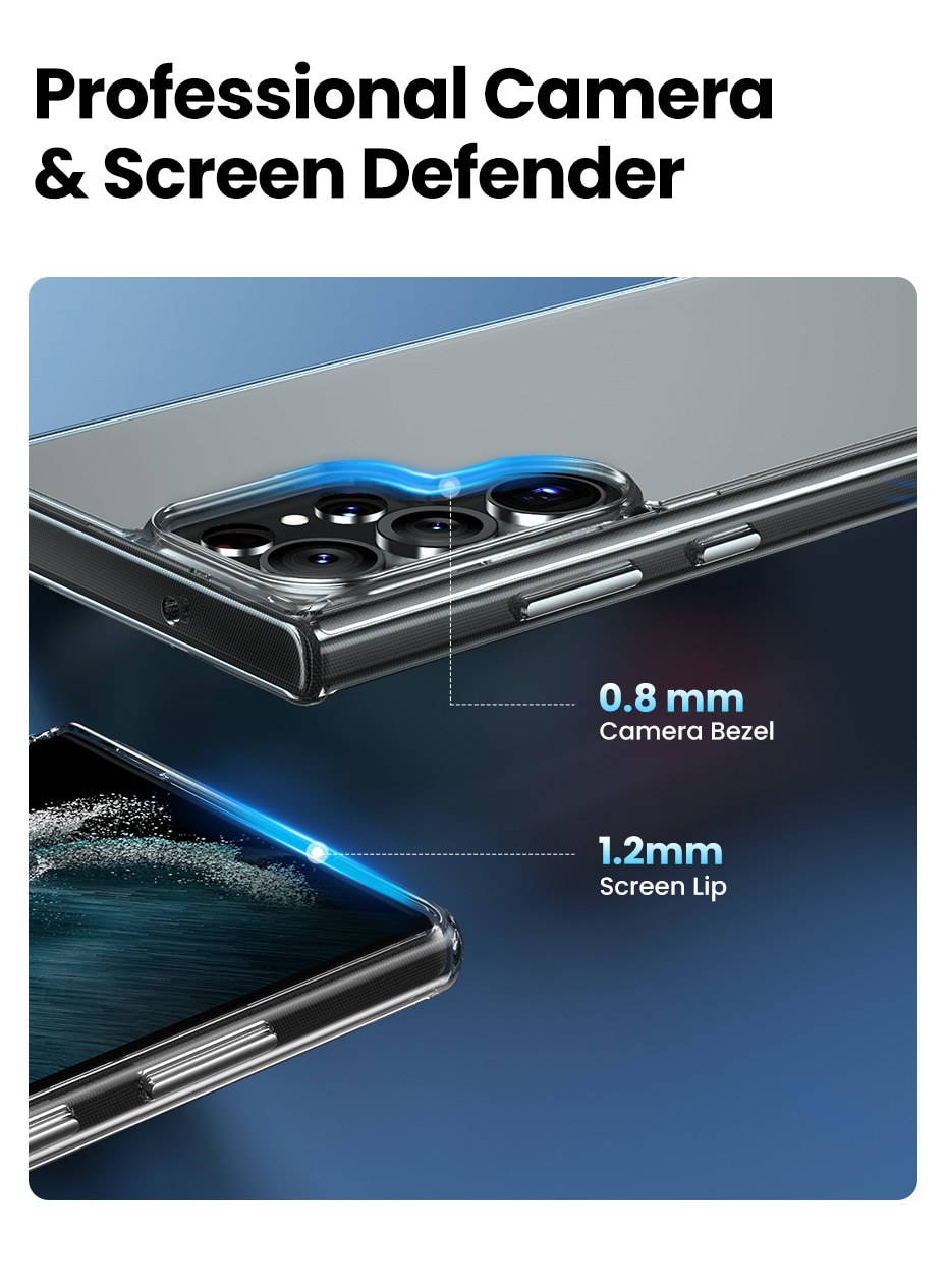 S5d23960ef1c74cdb965b00a6a9eb8db52 UGREEN Crystal Transparent Clear Case For Samsung Galaxy S23 Ultra