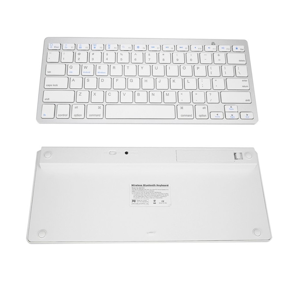 S7ac9399bfbf944929514550696d05cdek Ultra-slim 78 Keys Wireless Keyboard For iPad Macbook PC