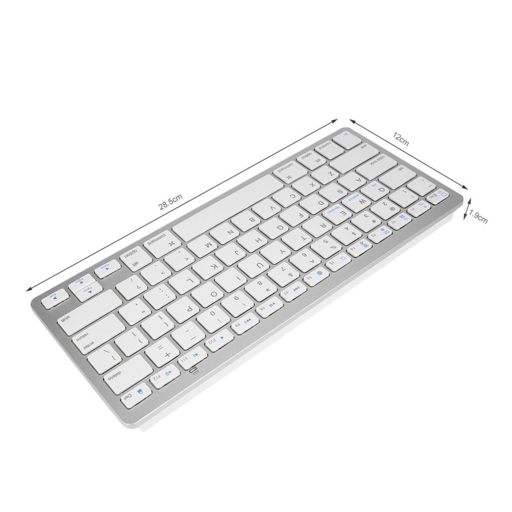 Sc16e62176d8540a088da65c97fb8f50eN Ultra-slim 78 Keys Wireless Keyboard For iPad Macbook PC