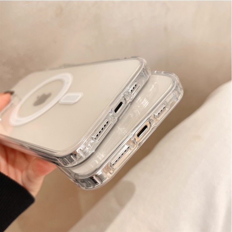 Scd46cbce440d4844955fcd73ba94ff7eO Clear Magsafe Magnetic Wireless Charging Case For iPhone