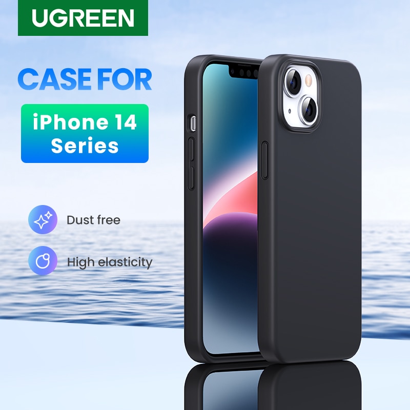 UGREEN Silicone Phone Case for iPhone 14 Pro Max Camera Lens Protective Soft Back Cover Case eTrader - Shop with discounts & offers