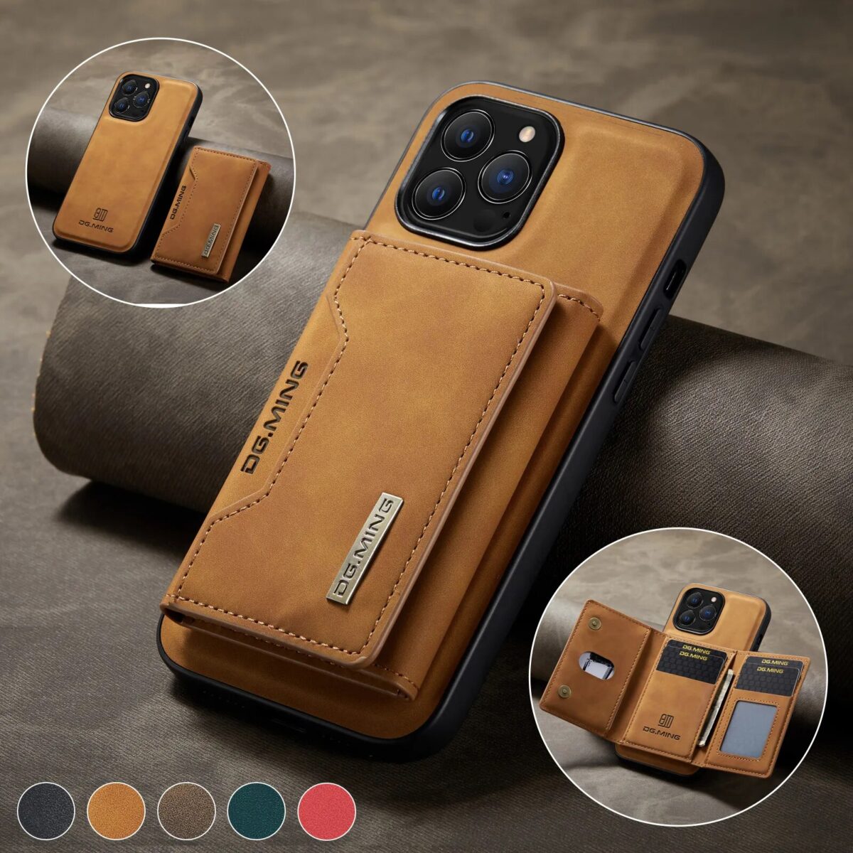 2 In 1 Detachable Magnetic Leather Case for IPhone 13 12 14 11 Pro Max Xs 2 In 1 Detachable Magnetic Leather Case for IPhone