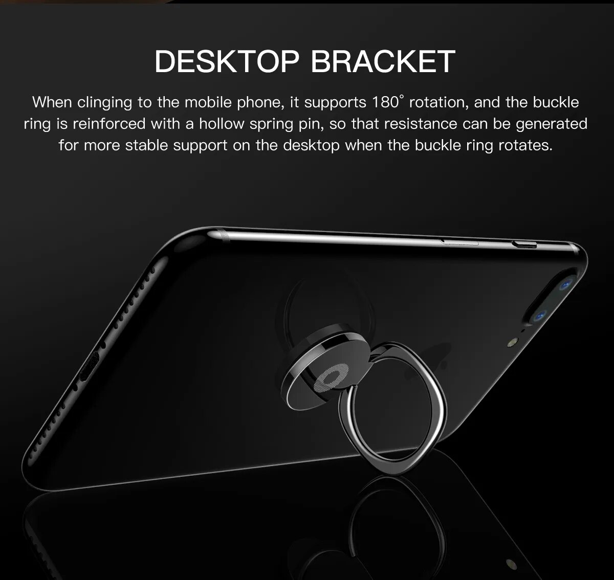 He4c4f28e789144c68d491ee644ba0b5eu Baseus Magnetic Finger Ring Phone Holder For iPhone