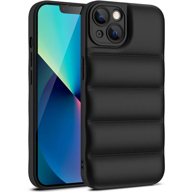 Luxury Down Jacket Phone Case For iPhone 15 14 13 12 11 Pro XS Max X eTrader - Shop with discounts & offers