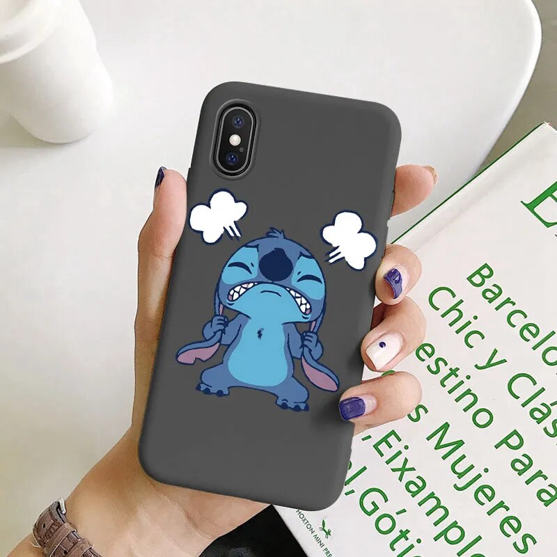 S0719a7cf758644cf8e06a3c8d72ad62bA Stitch Case For iPhone Silicon