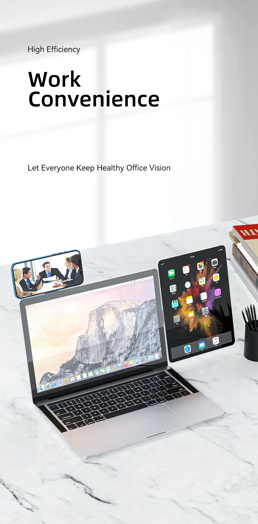 S509098724a984a6295ff067c1ada23c7h 2 In 1 Macbook Expand Stand & Holder For iPhone Xiaomi