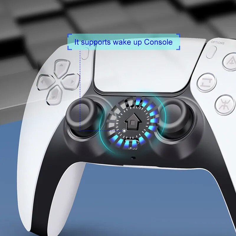S684d9f61e57a4f82a45a6a1769be8c431 PS4 Wireless Gamepad, PS4 Bluetooth Wireless Controller, Support Dual Vibration, NFC, Wake-up Function
