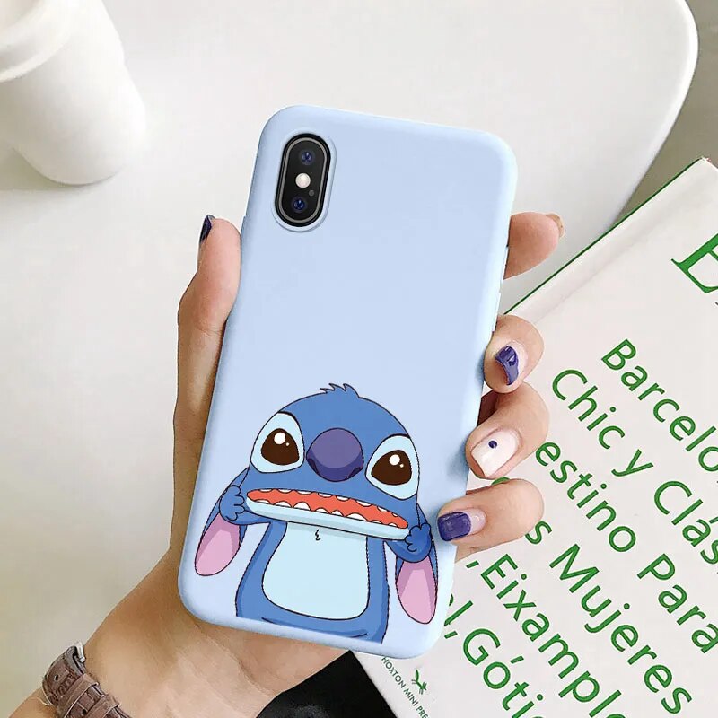 S739706dccd8649a9bcc0bfc3dbd79196h Stitch Case For iPhone Silicon