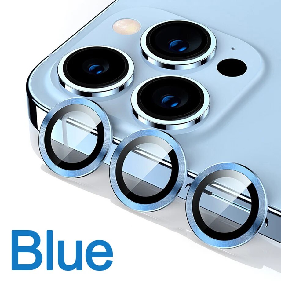 S83de750e54404a658600c0dd5a8b1908R Lens Metal Ring Protector Glass for iPhone
