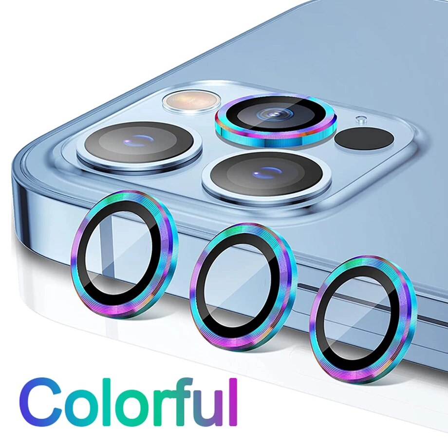 Sa6ca66ee09534be8b194e15ae970b04a5 Lens Metal Ring Protector Glass for iPhone