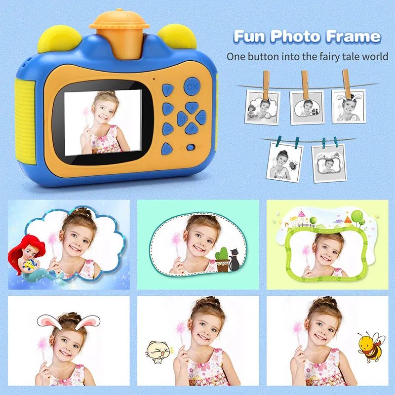 S08c07748628b4f4cad0d3874a5cd31ffa Instant Print Camera With Thermal Printer for Kids Digital Photo