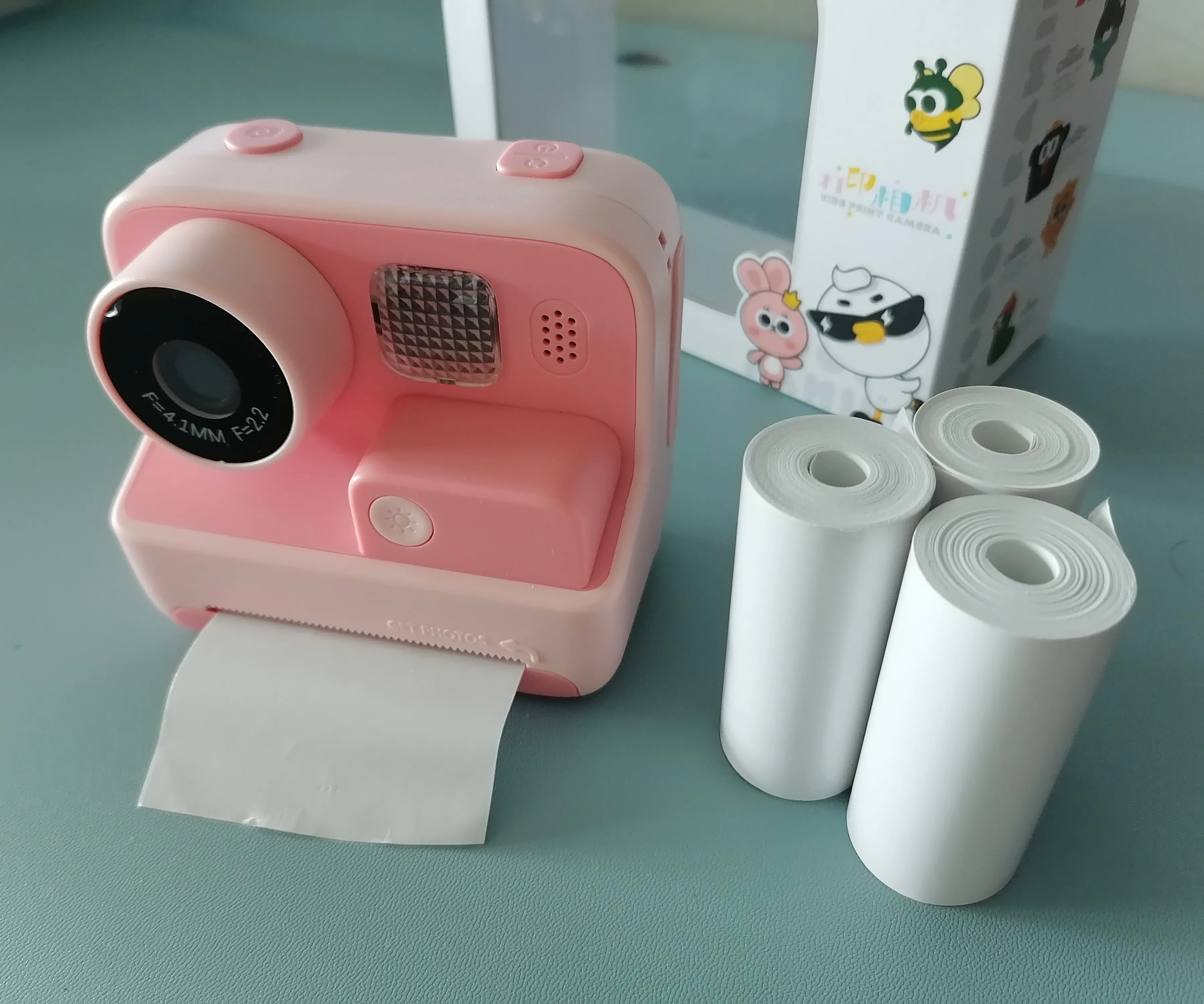 S09a531ddb72f4aa1b6d8ead827d603663 Instant Print Kids Camera 2.0" 1080P Video Photo with Thermal Print Paper