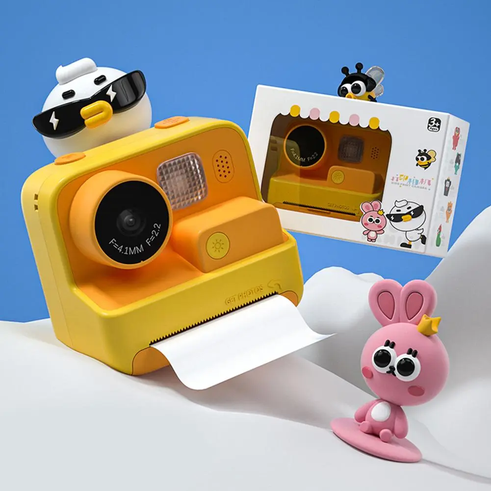 S0cc1043251a24cd390db004052d674696 Instant Print Kids Camera 2.0" 1080P Video Photo with Thermal Print Paper