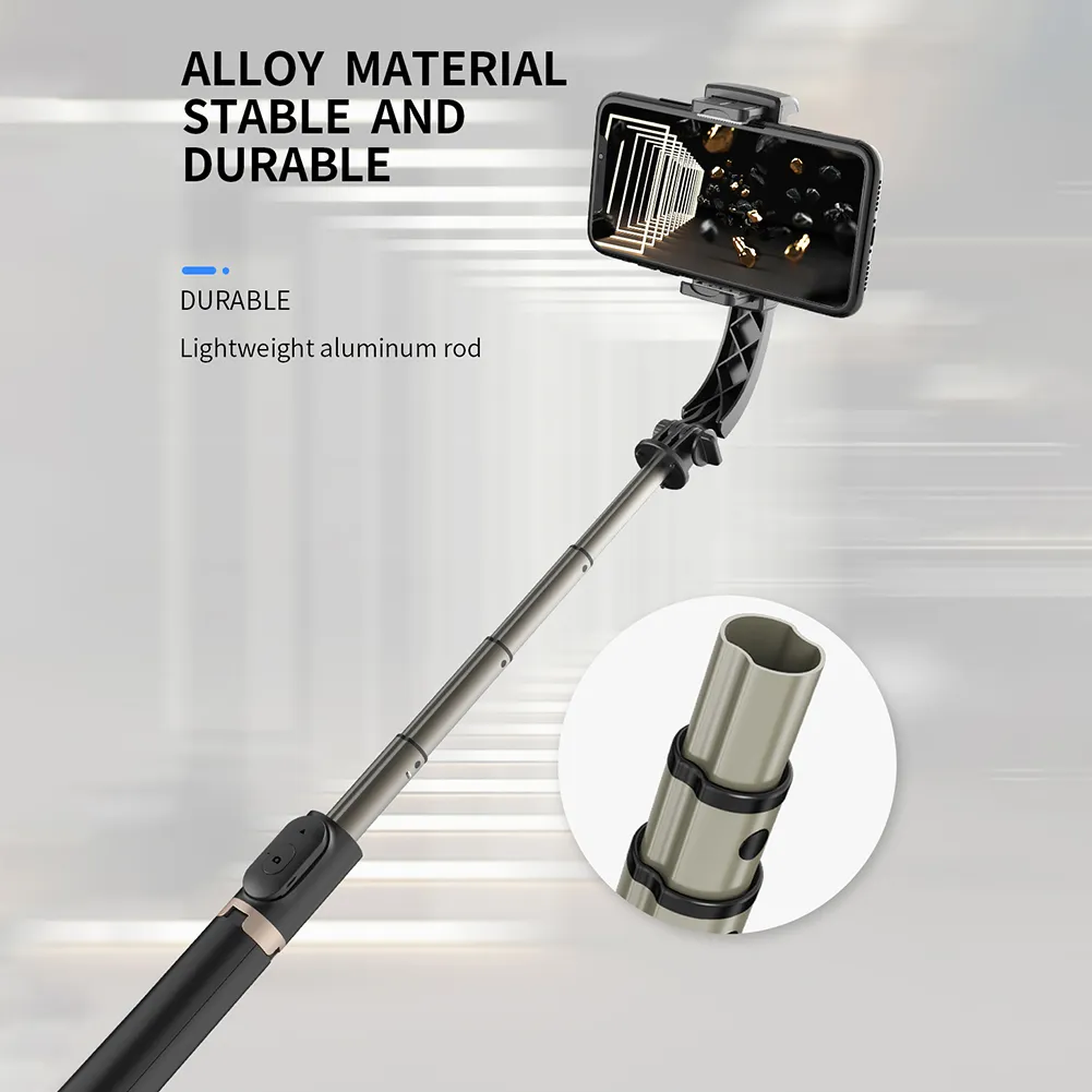 S35fe3b685e6841c29e49d2a0b6e20accF Q08 Gimbal Stabilizer Aluminum Alloy Bluetooth-Compatible Handheld