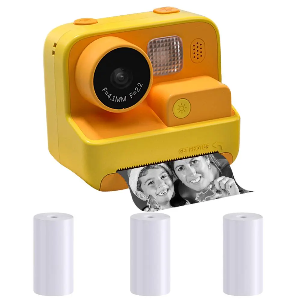 S3801493889e2499ba5be8db0366abdc9Y Instant Print Kids Camera 2.0" 1080P Video Photo with Thermal Print Paper