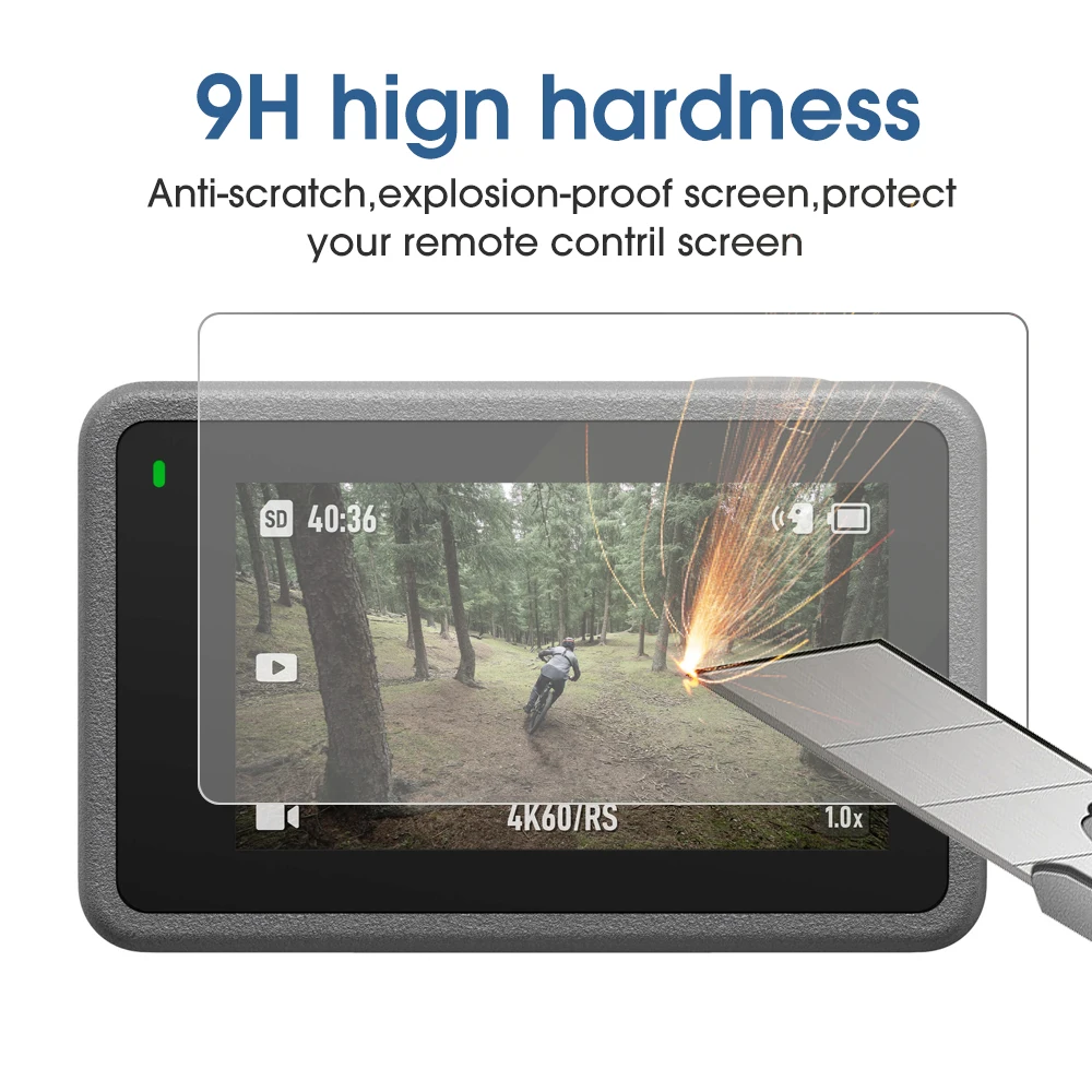 S9503792e1ef64e3e8efa9f8c2a43f021X DJI OSMO Action 3 Front & Back Display Screen Glass Protector