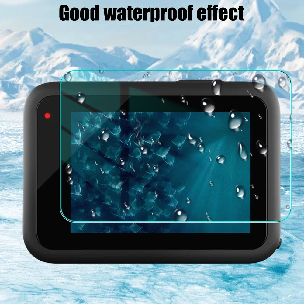 Tempered Glass Screen Protectors for GoPro Hero 12 Sports Camera Lens Portective Film Front Back HD 3 Tempered Glass Screen Protectors for GoPro Hero 12 Sports Action Camera